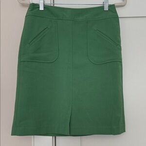 Banana Republic A-Line Skirt in Green